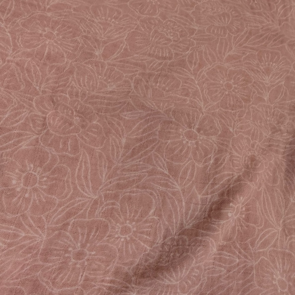 Loulou Lollipop Pink Floral Swaddle Blanket - Picture 2 of 2